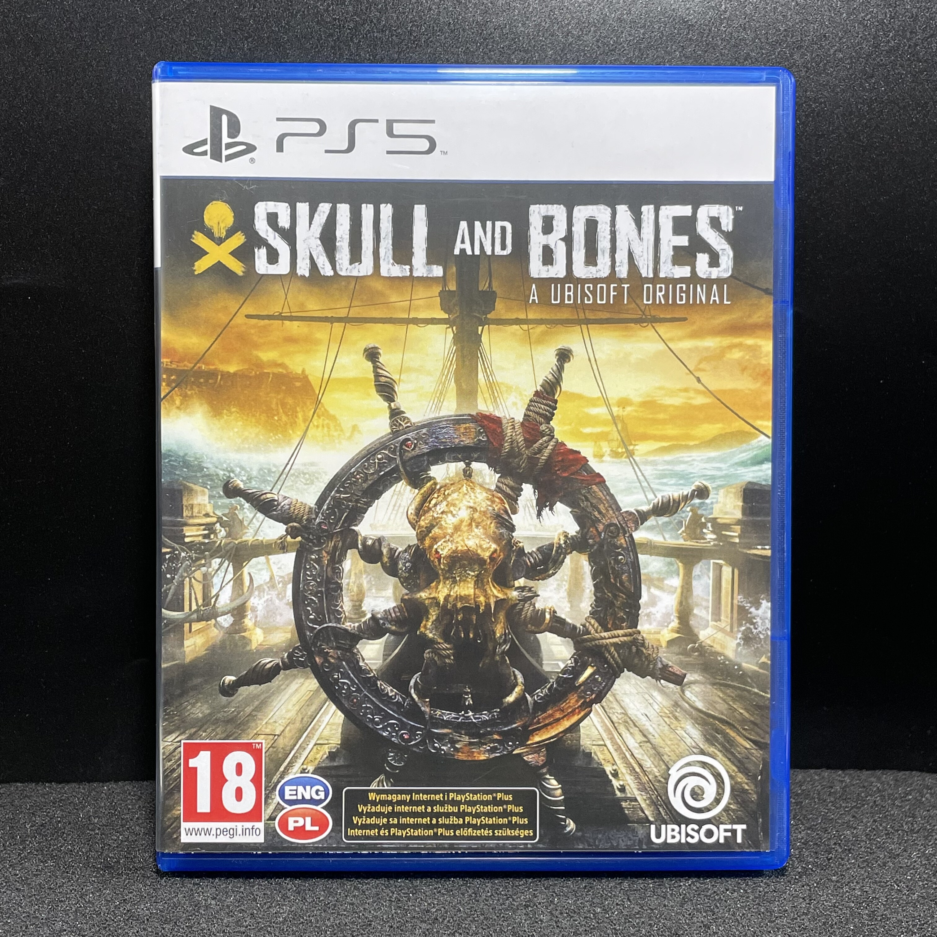 PS5国产包装盒 碧海黑帆Skull and Bones 自印封面 没有光盘 空盒图片