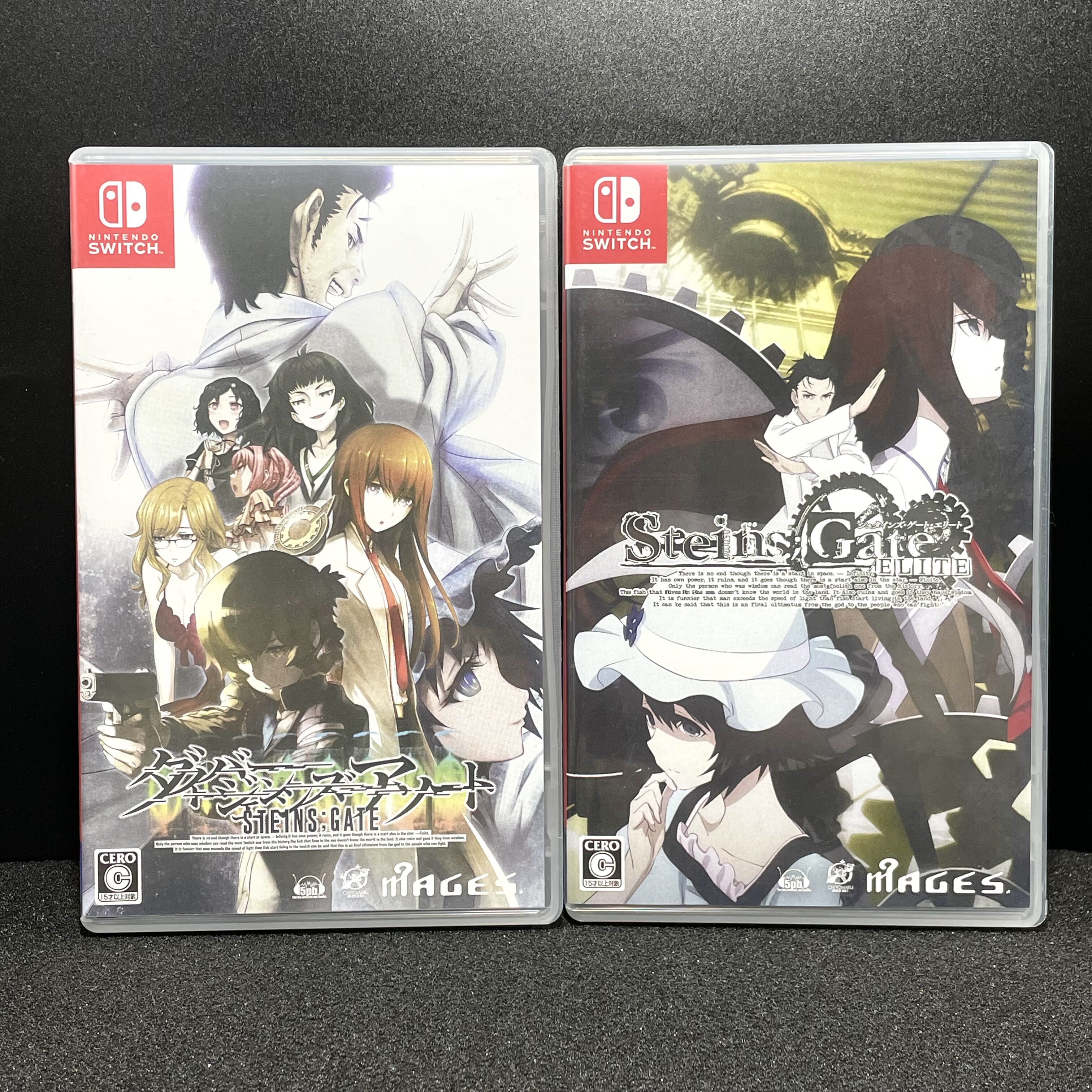 Switch ns国产包装盒 命运石之门系列 自印封面 没有卡带 空盒