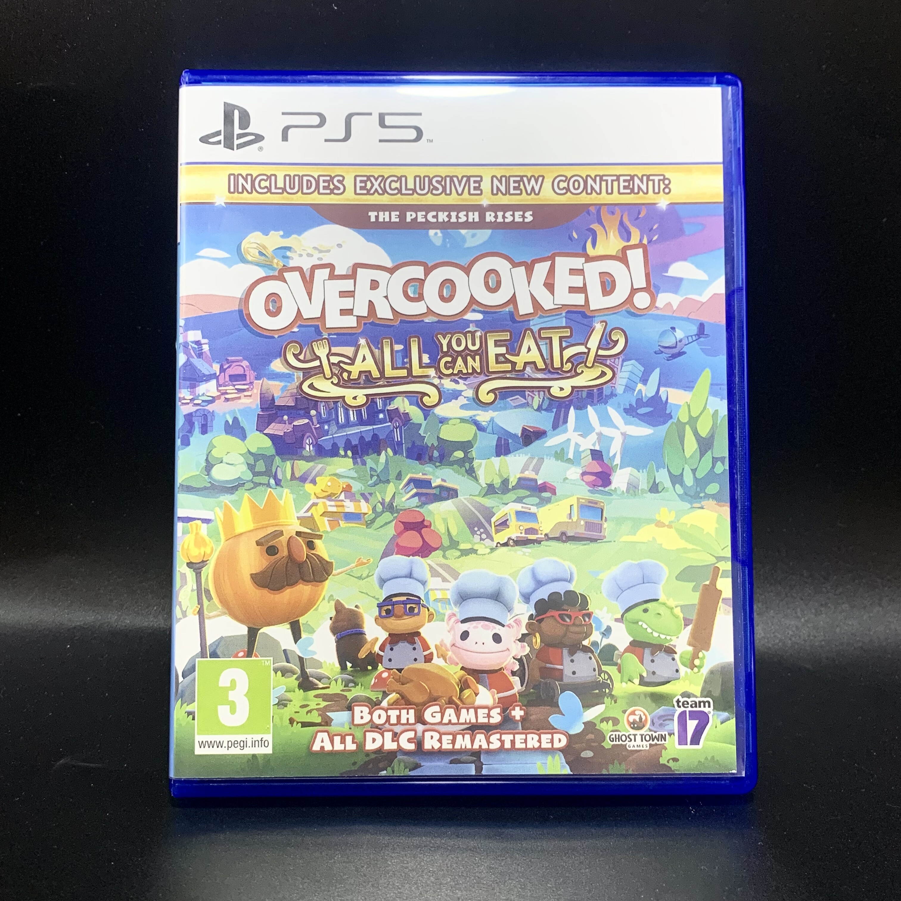 PS5国产包装盒 胡闹厨房 全都好吃 DlC 自制封面 无光盘 仅空盒