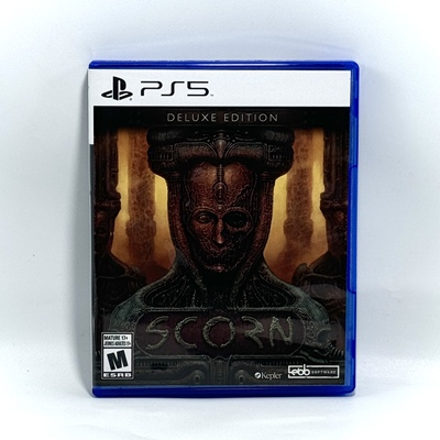 PS5国产包装盒 SCORN 蔑视 豪华版 自制封面 无游戏光盘 仅空盒子