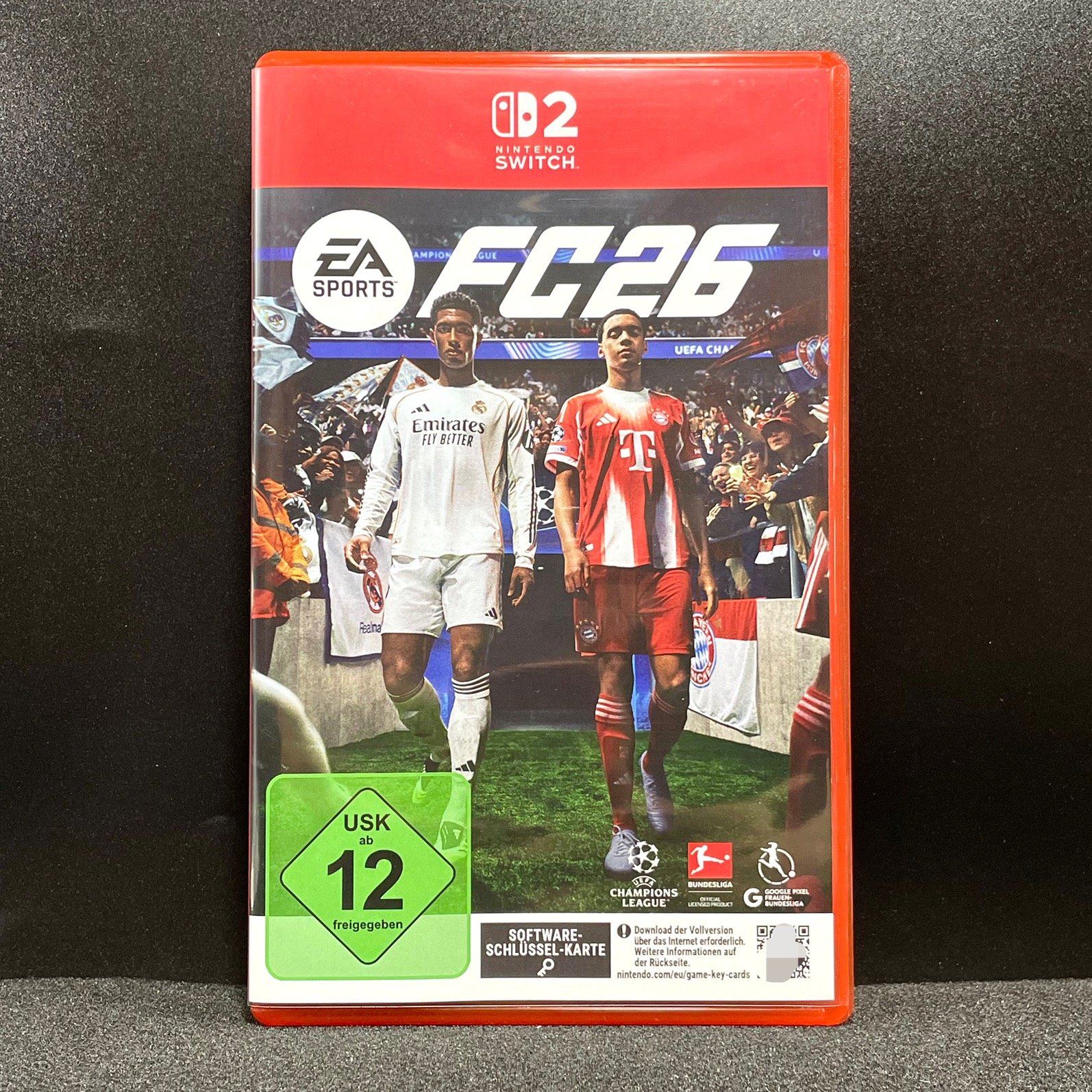 Switch2 ns2国产包装盒 FC26 足球26 自制封面 没有卡带 仅空盒