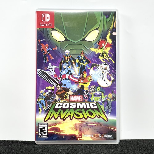 Switch ns国产包装盒 漫威 宇宙入侵 自印封面 没有卡带 空盒