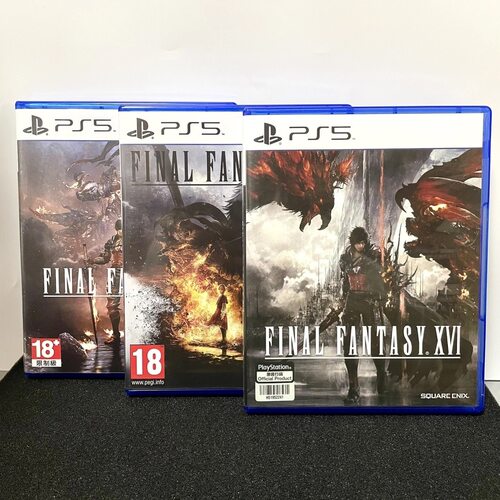 PS5国产包装盒 最终幻想16 FF16 自印封面 没有光盘 空盒 不能玩