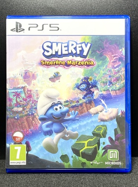 PS5国产空盒 蓝精灵 梦境The Smurfs Dreams 自印封面 没有光盘