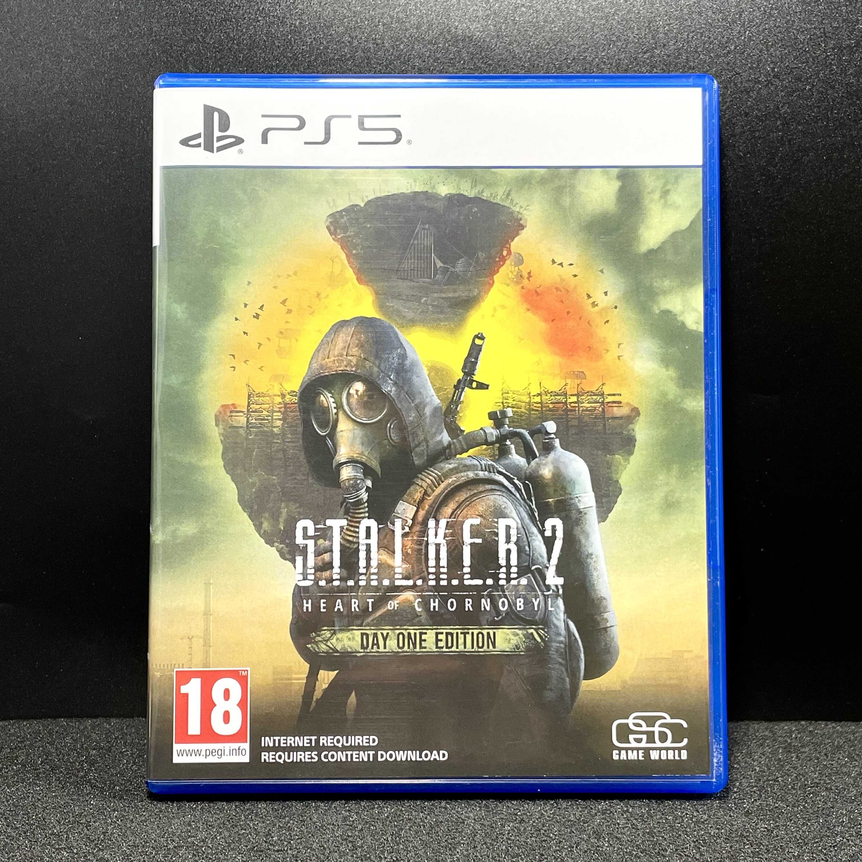 PS5国产包装盒 潜行者2 切尔诺贝利之心 自印封面 没有光盘 空盒