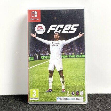 Switch ns国产包装盒 FC25 足球25 自印封面 没有卡带 空盒