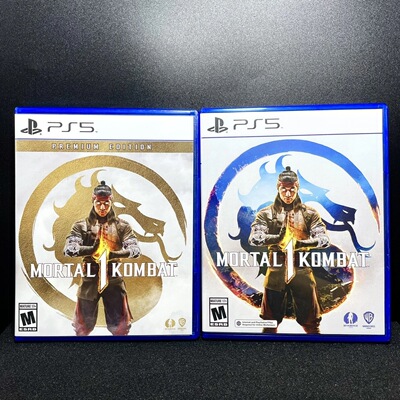 PS5包装盒 真人快打1 MORTAL KOMBAT 自制封面 没有光盘 仅空盒