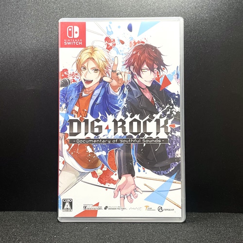 Switch ns国产包装盒 DIG-ROCK青春之声纪录片 自印封面 没有卡带