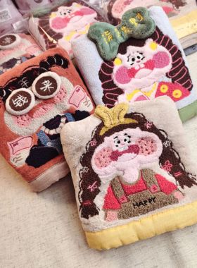 新年钱来爆品小富婆毛巾浴巾干发帽三件套珊瑚绒超强吸水加大加厚