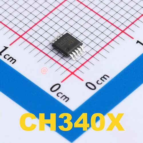 全新原装 CH340X 贴片MSOP-10 2.0USB转换串口芯片 内置晶振