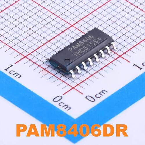 原装PAM8406DRSOP-16放大器IC