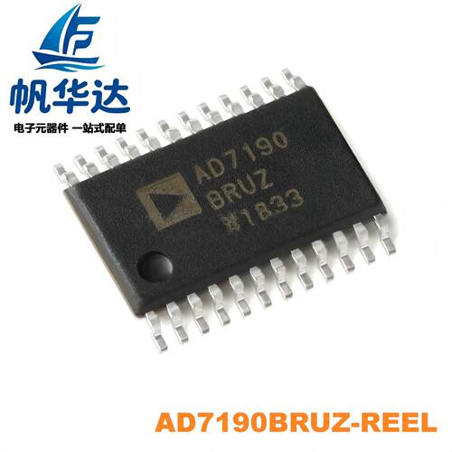 原装正品 AD7190BRUZ-REEL TSSOP-24 24位Σ-Δ模数转换器(ADC)