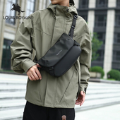 时尚 斜挎包男士 新款 单肩包骑行邮差包潮流百搭斜背包防水小方包