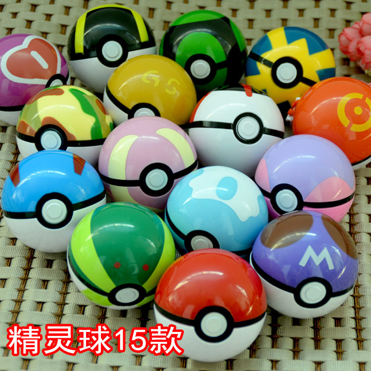 日本神器宝贝口袋宠物精灵球gs球竞赛球大师球口袋妖怪皮卡丘玩具