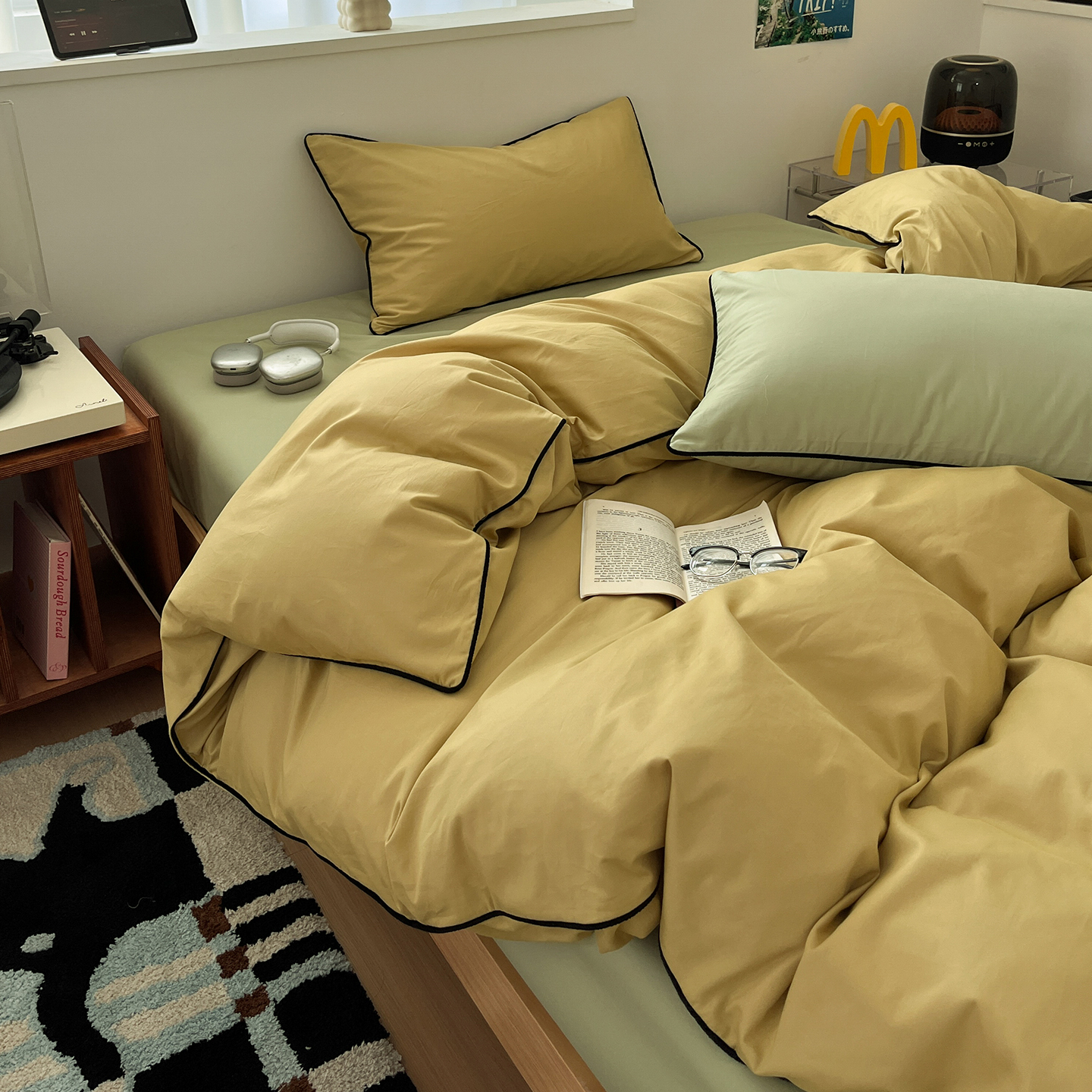 造梦家居50支加厚磨毛四件套纯棉