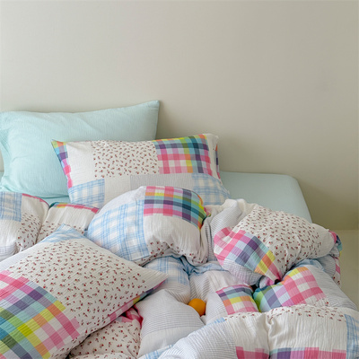 造梦家居文艺小清新双层纱四件套