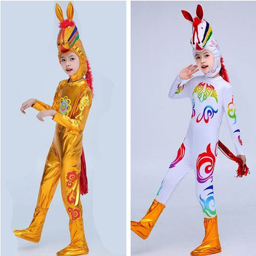 小马过河儿童演出服马蹄声声舞蹈