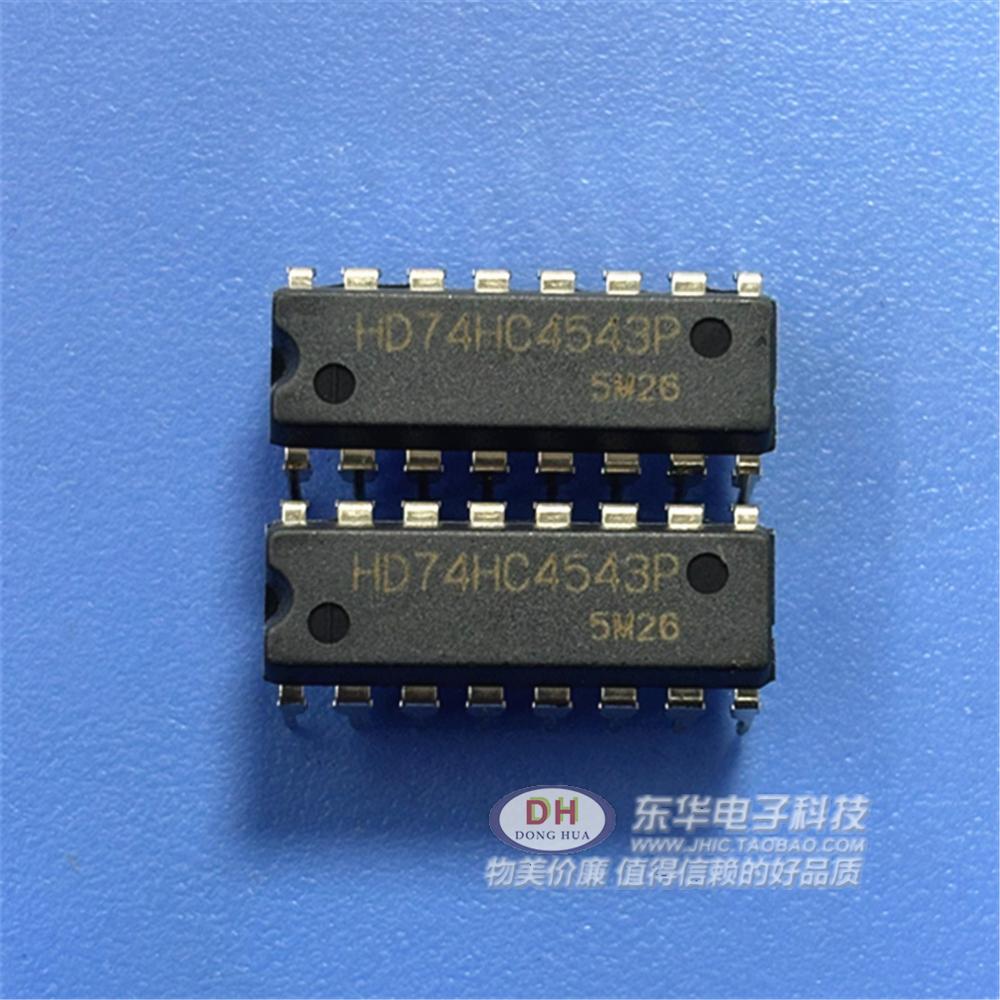 HD74HC4543P DIP16 CD4543BE全新现货高速CMOS逻辑三路3输入或门