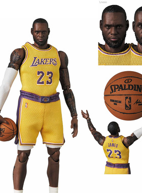 maf詹姆斯可动手办NBA湖人23号LBJ詹皇人偶摆件送男朋友礼物收藏