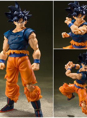 shf龙珠超 孙悟空自在极意功兆可动手办摆件玩具模型人偶生日礼物