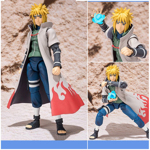 shf波风水门四代目火影可动手办