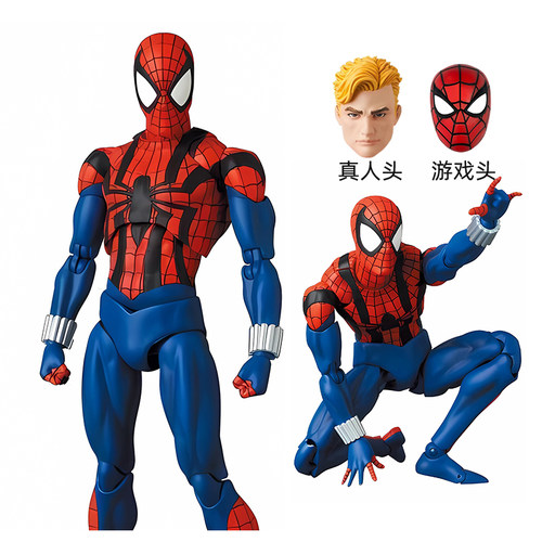 CT厂 MAF143本莱利蜘蛛侠附赠游戏头雕 可动手办模型玩具摆件礼物