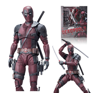 shf死侍2关节可动手办Deadpool超多配件模型玩具公仔男生生日礼物