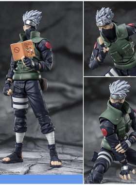 shf火影忍者 旗木卡卡西2.0可动手办 五五开模型人偶玩具生日礼物