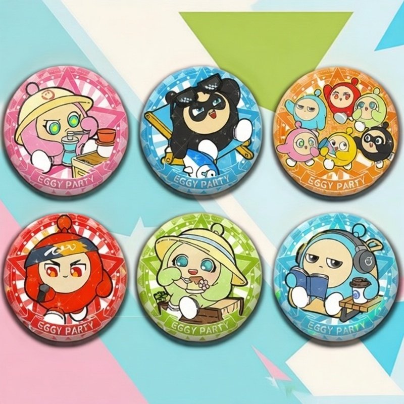 蛋仔派对五小只吧唧镭射闪闪徽章卡通游戏周边学生书包装饰小挂件,模玩/动漫/周边/娃圈三坑/桌游,动漫徽章/立牌,淘宝优惠券,粉丝福利购,淘宝优惠卷