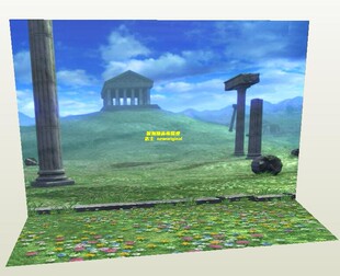 1比18 12 6寸圣衣神话黄金圣斗士神兵人偶手办背景纸地台场景模型