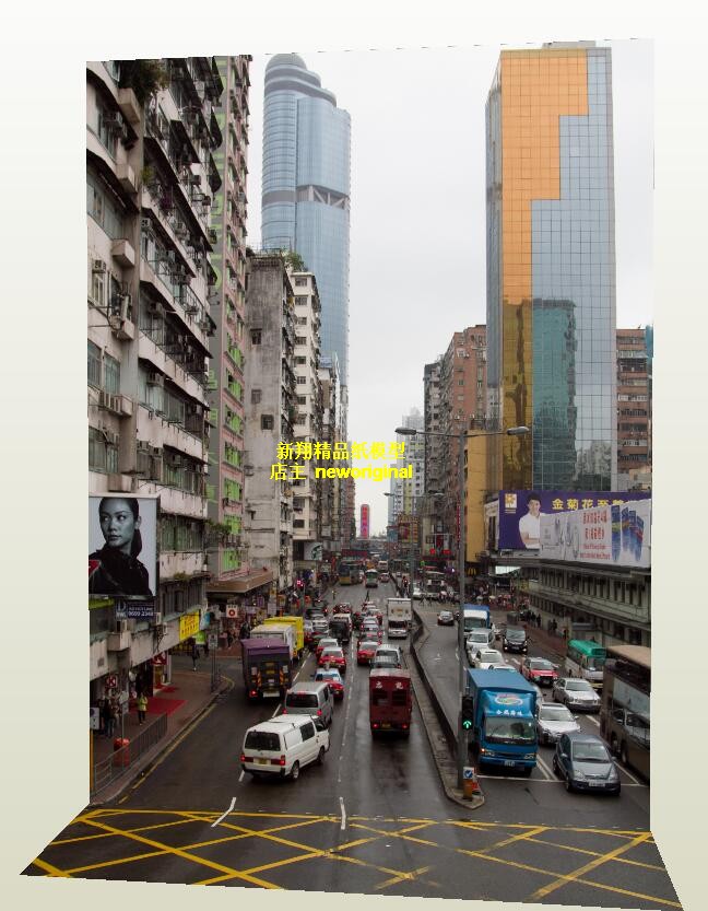 1比144香港奥特曼环太平洋街道街景商车模高达兵人汽车场景模型
