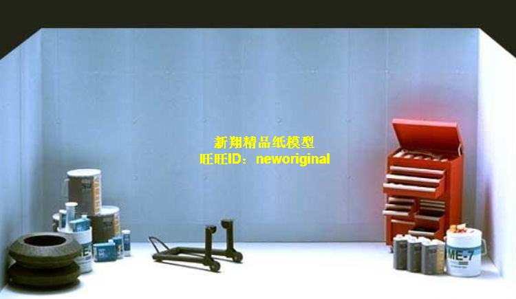 1比18  汽车车库维修车间工具配件 城市街道 汽车 车模场景模型