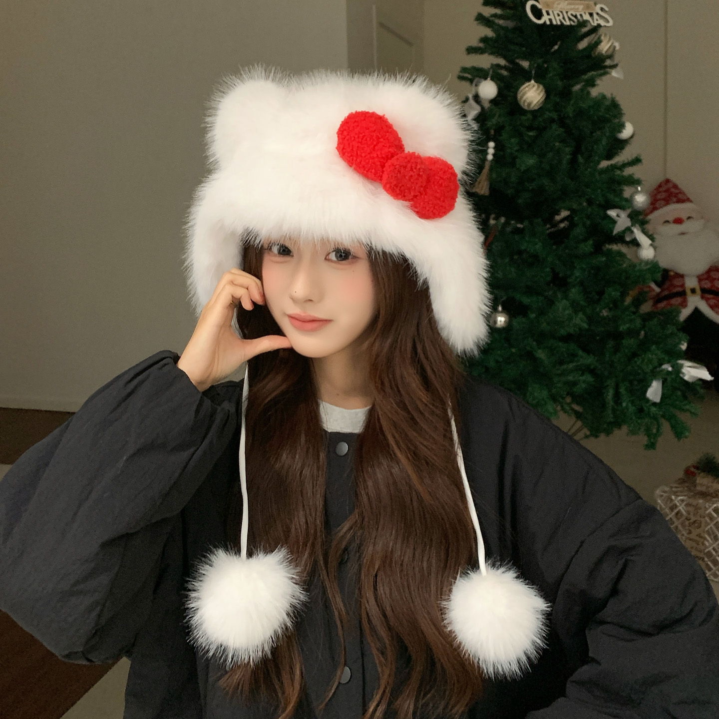 帽子女款2025新款冬季学生高级感