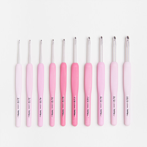 广岛ter/tel玫瑰粉色单支钩针