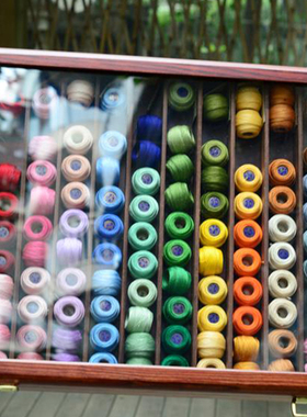 法国DMC80梭编线ART19刺绣线细线钩编首饰玩偶梭子线80号蕾丝线