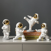 家居软装 饰品家里客厅酒柜太空人宇航员摆件小新房办公室书柜书架