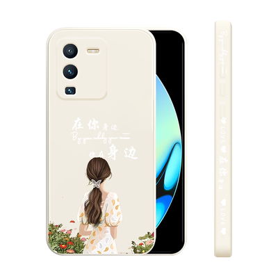 适用vivoS15手机壳新款s15pro液态硅胶保护套s15e女生vivos12全包边防摔s12pro软壳pr0网红超薄外壳在你身边