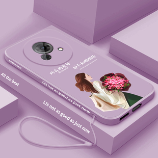 适用魅族Lucky08手机壳新款 Meizu镜头全包防摔M431Q网红高级感保护套不如刚刚好 lucky08超薄液态硅胶软壳女款