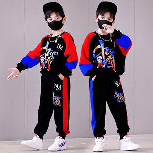 套装 卫衣儿童帅气运动服中大童酷帅款 男孩新款 长袖 韩版 男童春秋款