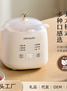 蒸蛋器自动断电溏心蛋温泉蛋多功能早餐机预约定时家用迷你煮蛋器