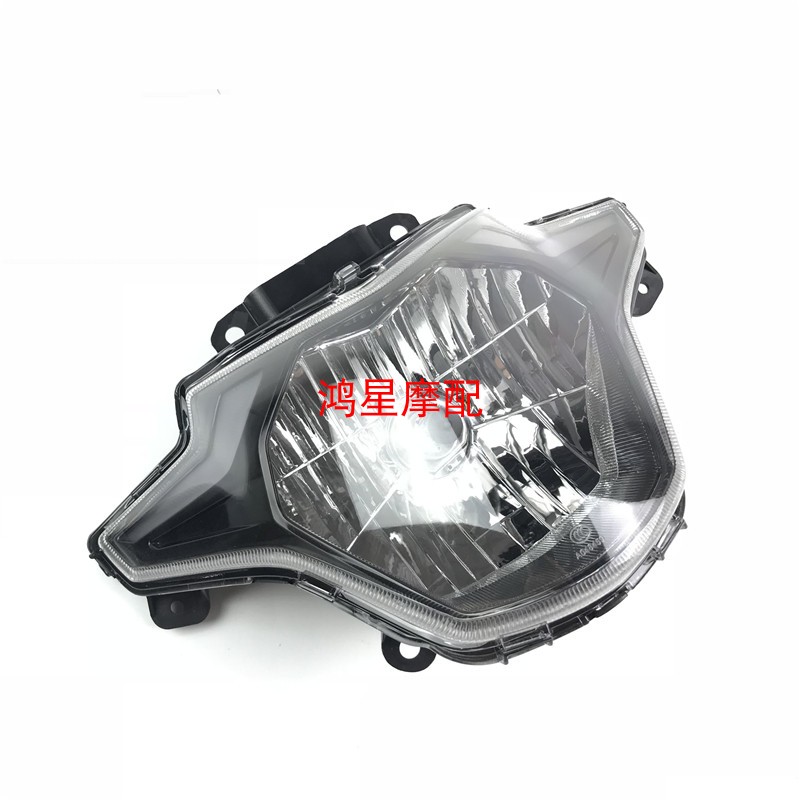 适用豪爵电喷USR125大灯 HJ125T-21前大灯前照灯车头灯大灯总成