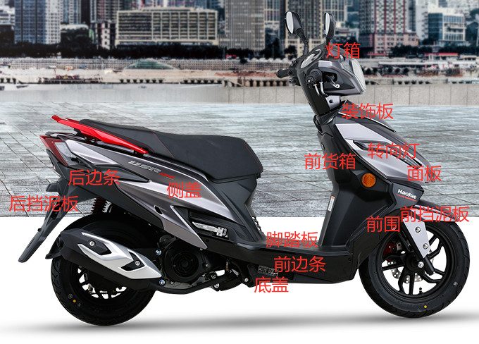 USR125全车外壳塑料件