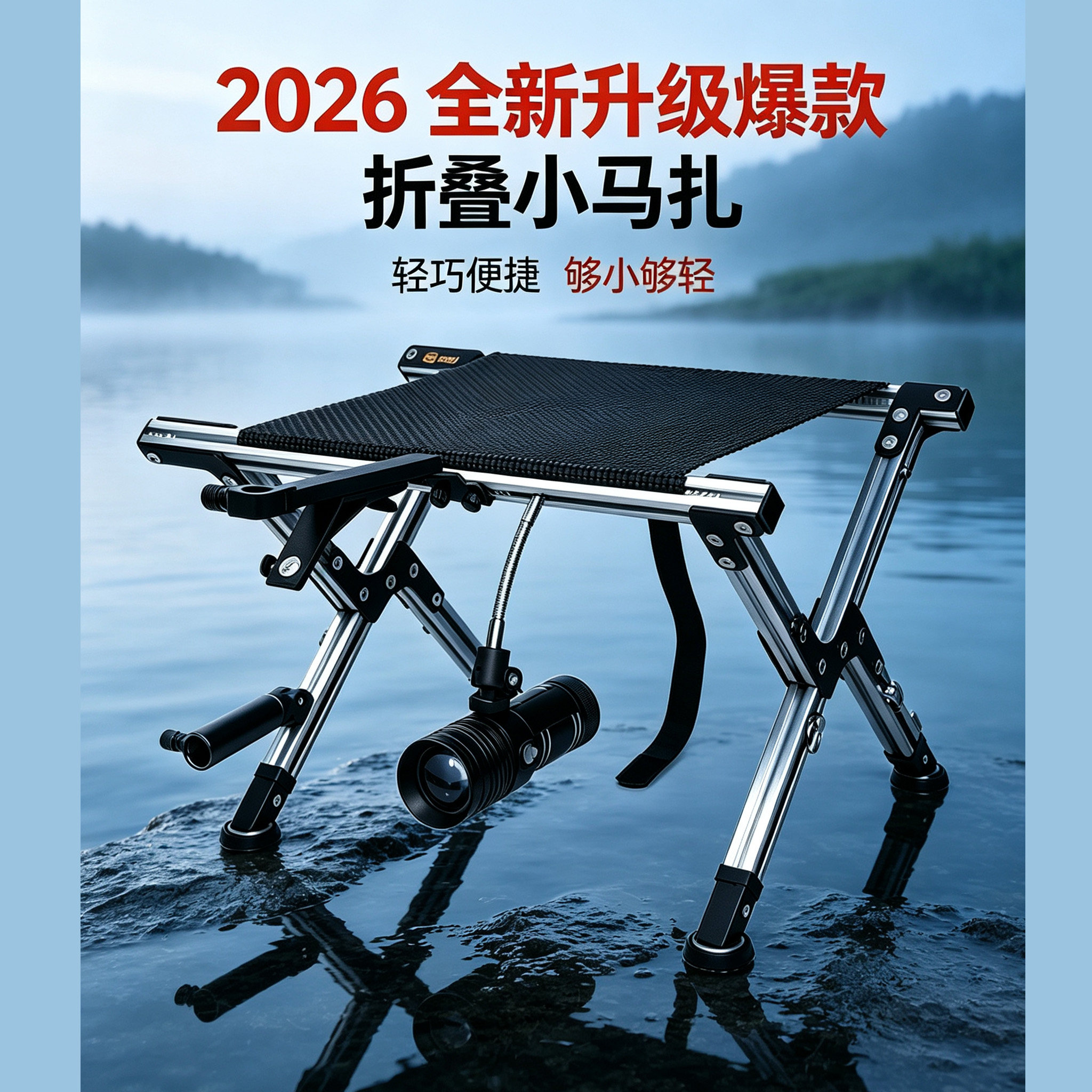2026新款钓椅超轻型多功能便钓鱼椅、凳