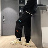 2025秋季新款卫裤男ins束脚运动裤子宽松韩版百搭休闲裤K145-P30，男装休闲裤，星座1703A-1