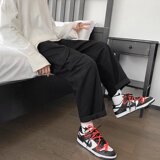 2025秋季新款工装裤ins超火宽松直筒韩版潮流百搭阔腿裤T129-P38，男装工装外套，星座1703A-1