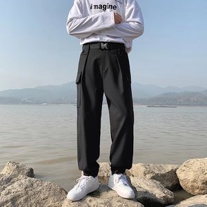 2025春秋季青春流行原宿潮流宽松时尚潮牌运动裤长裤百搭F63-P40图片