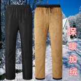 2025秋冬季中老年加绒加厚保暖棉裤大码爸爸装休闲长裤K1819-P38，男装棉衣，星座1703A-1