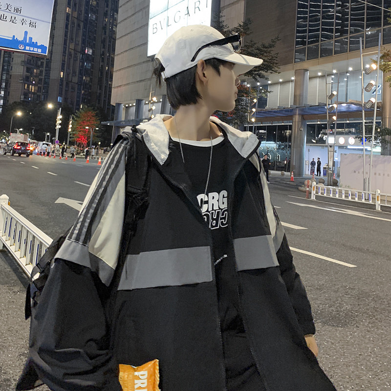 2025春秋季新款男士休闲外套韩版潮流男生棒球服工装夹克X91-P55,男装夹克,星座1703A-1