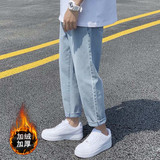 冬季ins超火复古弹力抽绳宽松百搭裤子N1021加绒P40/常规P30，男装卫衣，星座1703A-1