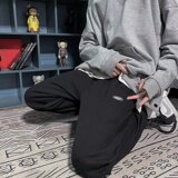 2025春秋新款春秋新款九分休闲裤潮牌宽松束脚运动卫裤男DX20-P30，男装休闲裤，星座1703A-1